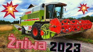 Żniwa 2023 Pszenica na 7 Ton CLAAS MEGA [upl. by Kamin493]