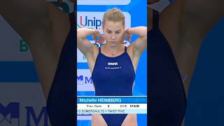 Womens springboard diving final 3m  Michelle HEIMBERG diving sports ytshorts  sport sirens [upl. by Bertrando977]