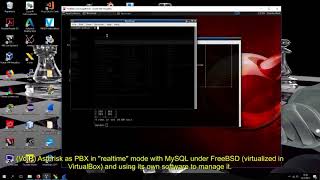 VoIP using Asterisk Freebsd MySQL und Java [upl. by Saduj686]