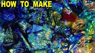 Scrap Dichroic Glass to Something Useful Fused Glass Tutorial [upl. by Batsheva]