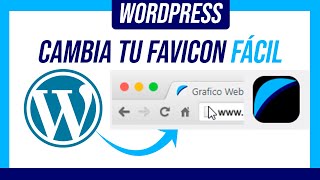 👍 Cambiar FAVICON en WORDPRESS 2023 Fácil y rápido 😃😄 [upl. by Crandell19]