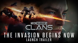 MechWarrior 5 Clans  The Invasion Begins Now  launch trailer [upl. by Romie]