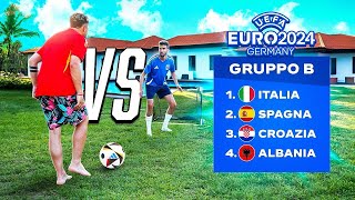 ⚽🥅 TORNEO 1 vs 1 in VILLA CHI VINCERA IL GIRONE DELLITALIA EURO 2024 FOOTBALL CHALLENGE [upl. by Brenza956]