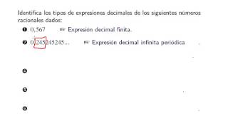 Clasificación de expresiones decimales [upl. by Rayham]