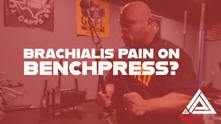 BRACHIALIS PAIN ON BENCHPRESS [upl. by Benjamen14]