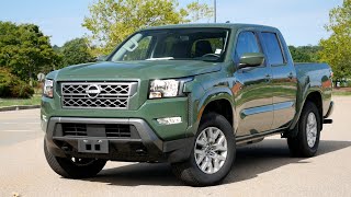 2022 Nissan Frontier SV Review  Walk Around and Test Drive [upl. by Asenad302]