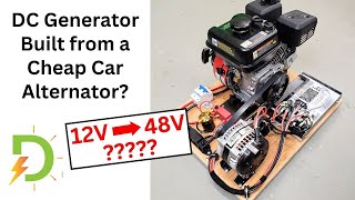 The AlternatorGenerator First Attempt 48V Battery Charging [upl. by Holleran279]