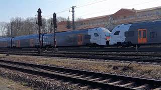 Zug Durchfahrt in Löhne 532022 Trainspotting [upl. by Nareik827]