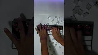 Cleaning the Razer Huntsman Mini Special Edition asmr razer keyboardcleaning shorts [upl. by Schott]