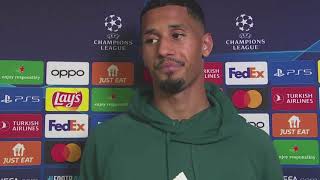 Mikel Arteta and William Saliba on the Loss to Lens [upl. by Meuser572]