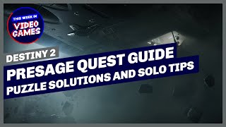 Destiny 2  PRESAGE EXOTIC QUEST GUIDE Including How To Start Puzzle Solutions and Solo Tips [upl. by Kaslik]