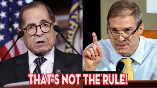 THATS NOT THE RULE Jim Jordan LAUGHS As Nadler Pulls DISGUSTING Stunts In Hearing [upl. by Ronnholm]