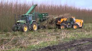 Short Rotation Coppice Harvesting and Forwarding [upl. by Saxet]