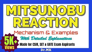 Mitsunobu Reaction │ Mitsunobu Reaction Mechanism │ Mitsunobu Examples │ CSIR NET amp GATE Chemistry [upl. by Bird]