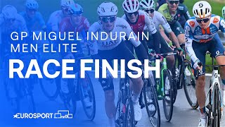 GUTSY WIN 🥇  Gran Premio Miguel Indurain 2024 Race Finish  Eurosport Cycling [upl. by Lac]