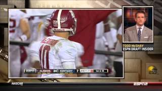 Todd McShay owned by AJ McCarron on Live TV [upl. by Aniaz]