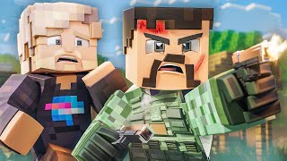 Minecraft WAR But you are protecting a VIP Player [upl. by Laurin]