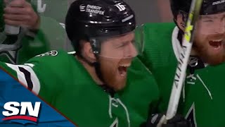 Stars Joe Pavelski Becomes Oldest Player To Score Four Goals In One Game [upl. by Nylakcaj550]