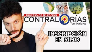 TUTORIAL Inscripción y Pago en SIMO Contralorías Territoriales [upl. by Couhp]