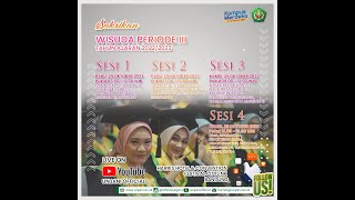 SIDANG SENAT TERBUKA WISUDA PRIODE OKTOBER 2526 SESI II [upl. by Jehiah802]