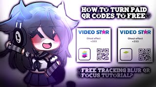 ꒰ ♡ ꒱ Video star How to turn paid QR code to free   Free tracking blur  Video star ꒰ ♡ ꒱ [upl. by Derrick]