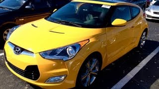 2012 Hyundai Veloster Start Up Quick Tour amp Rev With Exhaust View  2K [upl. by Harolda]