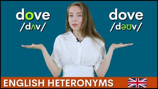 Learn the English Heteronym DOVE with Pronunciation and Practice Sentences [upl. by Tiphane]