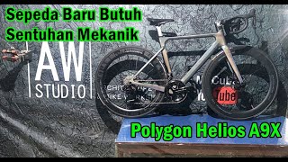 Sepeda Baru Butuh Beberapa Sentuhan Mekanik  Setting Sepeda Polygon Helios A9X [upl. by Waldo]