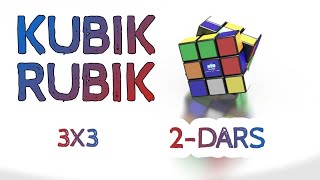 Kubik rubik 3x3 formula  2dars [upl. by Minne670]