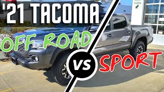 TOYOTA TACOMA TRD OFF ROAD VS TRD SPORT  WHAT ARE THE DIFFERENCES [upl. by Arnold]