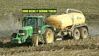 JOHN DEERE 6930 A 675M V TAŹKOM TERENE 2020 [upl. by Tips660]