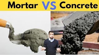 7 Differences Between Mortar and Concrete Everyone Should Know [upl. by Nolte]