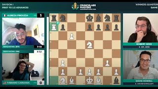 quot2 BRILLIANCIES IN A ROWquot by Fabiano Caruana against Alireza Firouzja [upl. by Kina]