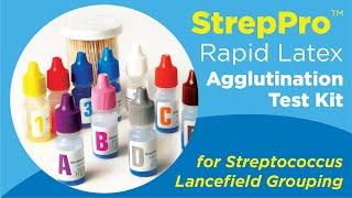 StrepPRO™ Streptococcal Grouping Kit [upl. by Ynor525]