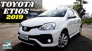 Novo Toyota Etios 2019  Detalhes preços consumo e motorização  Top Carros [upl. by Peery860]