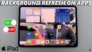 iPad How To Enable amp Disable Background App Refresh For Specific Apps [upl. by Nahsor]