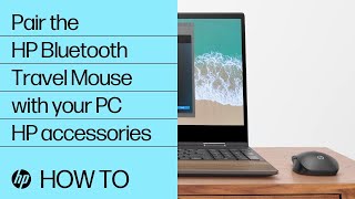 How to pair the HP Bluetooth Travel Mouse your PC  HP accessories  HP Support [upl. by Jaye]