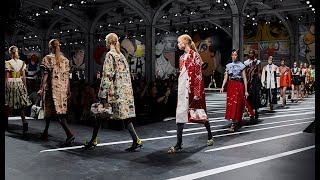 Prada SpringSummer 2018 Women’s Fashion Show [upl. by Kamp]