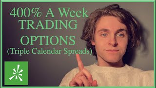 Making 400 Per Week Trading Options Triple Calendar Spreads  Halcyon Trader [upl. by Matteo]