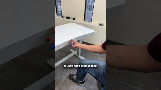 Dry Erase Adjustable Standing Desk Features [upl. by Ihsorih116]