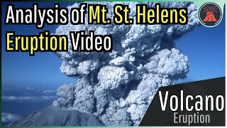 Mount St Helenss Eruption Video Footage Analyzed [upl. by Valora]