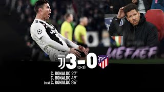 The Day Ronaldo Silenced Simeone  Juventus 30 Atletico Madrid  Ronaldo Comeback Against Atletico [upl. by Byrom704]