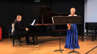 Paul Creston  Sonata for saxophone and Piano op 19  III With Gaiety [upl. by Divaj382]