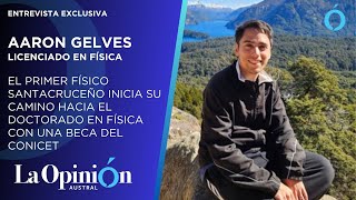 Aaron Gelves Licenciado en Física inicia su camino hacia el doctorado con una beca del CONICET [upl. by Eemia]