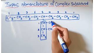 Iupac Nomenclature  complex substituent organic chemistry [upl. by Nal281]