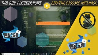 ◄ TUTO PROTEGER VOTRE SERVEUR DISCORD CONTRE LE HACK SPAM RAID ► [upl. by Cherye]