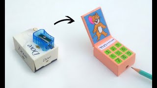 how to make sharpener like phone  diy sharpener  soap box craft [upl. by Yekciv]