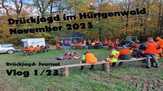 Drückjagd im Hürtgenwald November 2023  DrückjagdJournal  Vlog Folge 0123 [upl. by Grunenwald403]