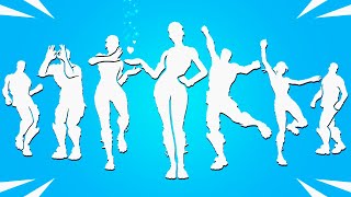 All Fortnite Icon Series Dances amp Emotes Build Up  Bella Poarch TikTok Socks Wake Up My World [upl. by Martelle]