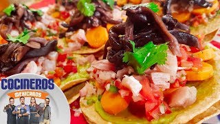 Receta Ceviche de percebes y orejitas de cerdo  Cocineros Mexicanos [upl. by Acus]